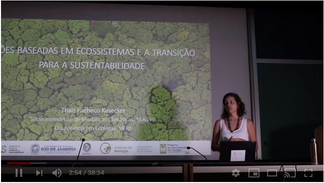 Ecossitem based actions | CSRio Seminar with Thais Kasecker | 04/04/2019