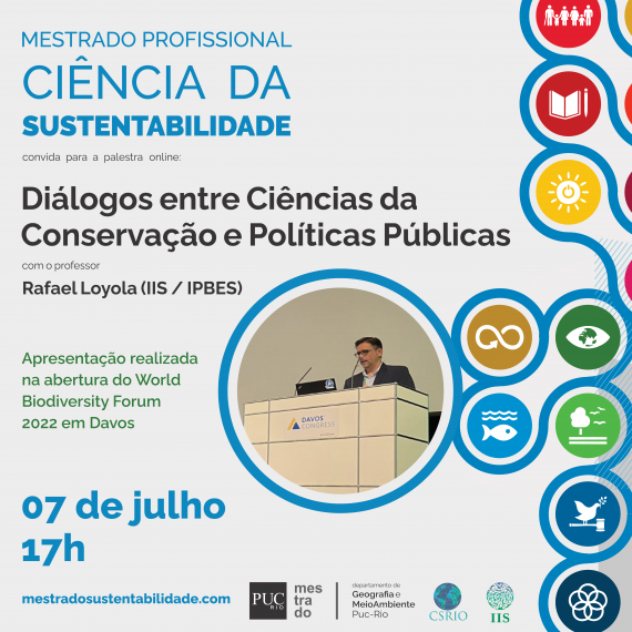 Inscreva-se para a palestra online "Diálogos entre Ciências da Conservação e Políticas Públicas"
